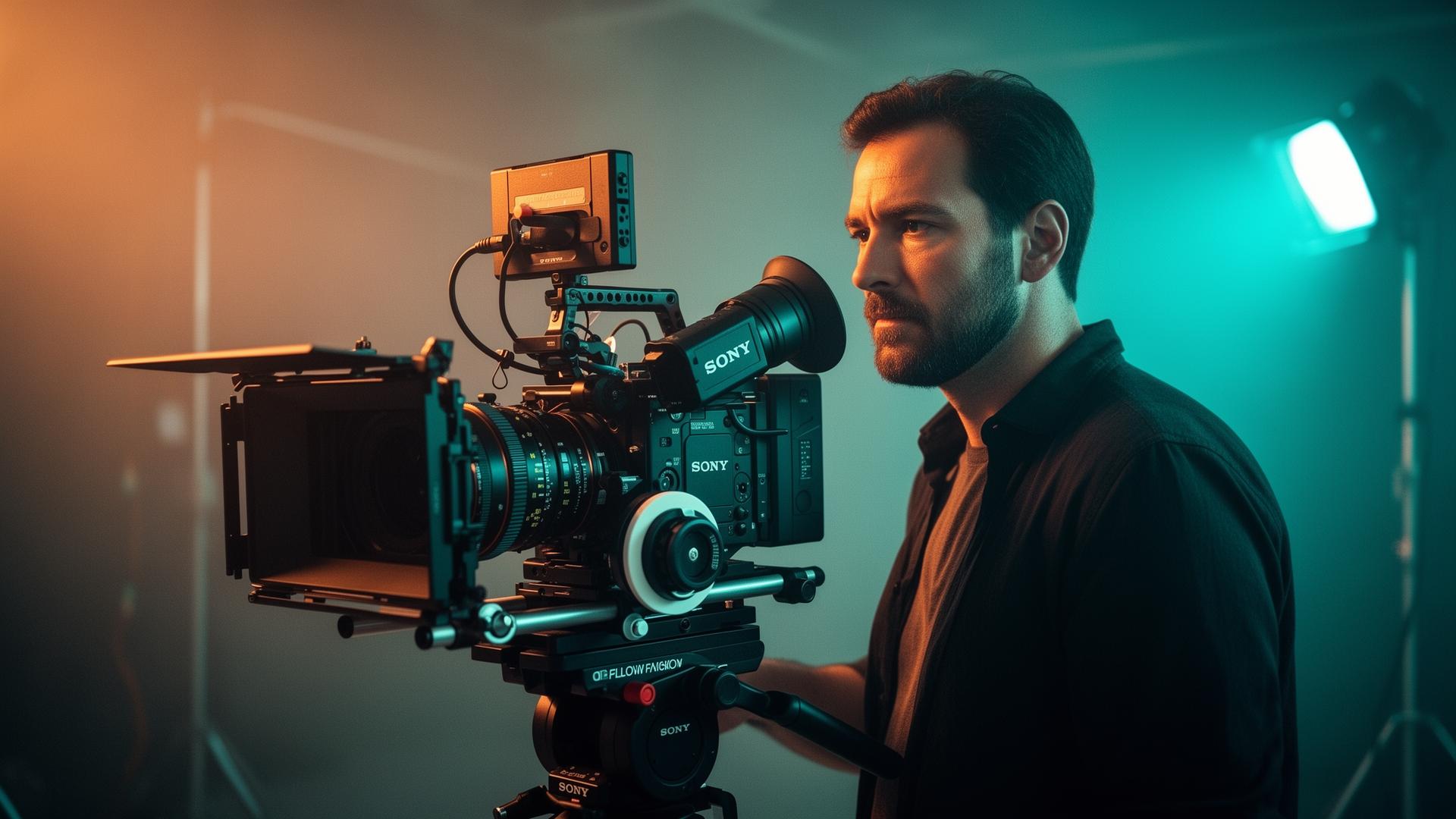 Sony cinema cameras leading professional production sets worldwide.
